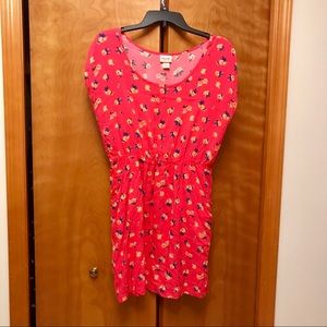 Ladies Pink Floral Dress